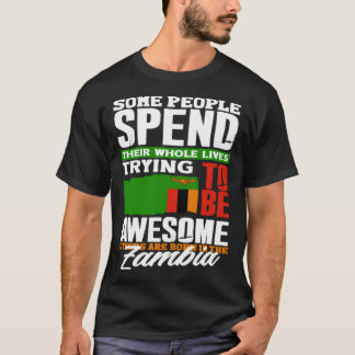 Camiseta Zambiano Zâmbia Bandeira Zambiana Citação