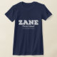 Camiseta Zane North Women's Short Sleeve Tee (Laydown)
