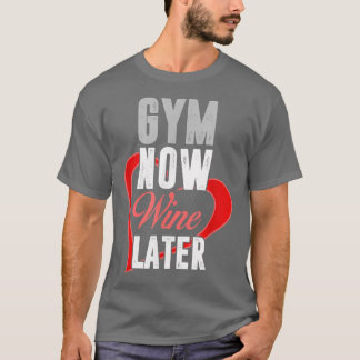 Camiseta Zany Brainy Workout Gym Agora Vinho Mais TardeFitn