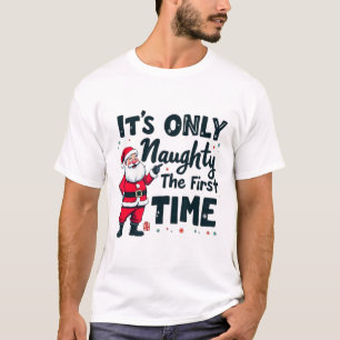 Camiseta Zany É Apenas Travesso Na Primeira Vez Santa Crist