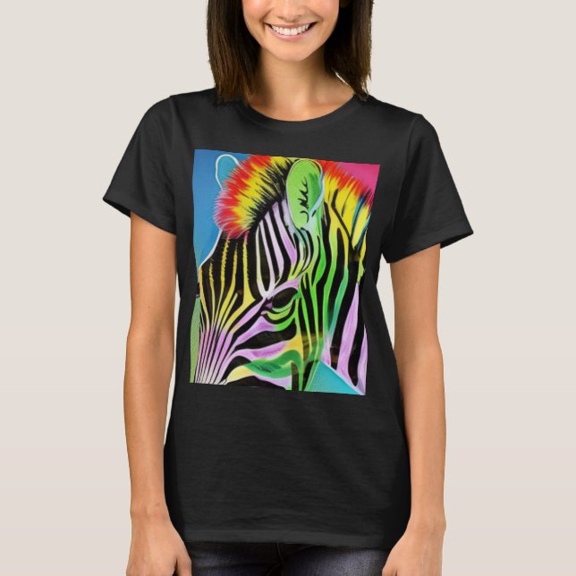 Camiseta Zany Zebra (Frente)