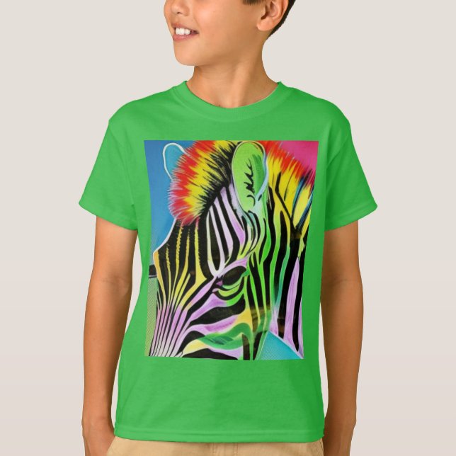 Camiseta Zany Zebra (Frente)