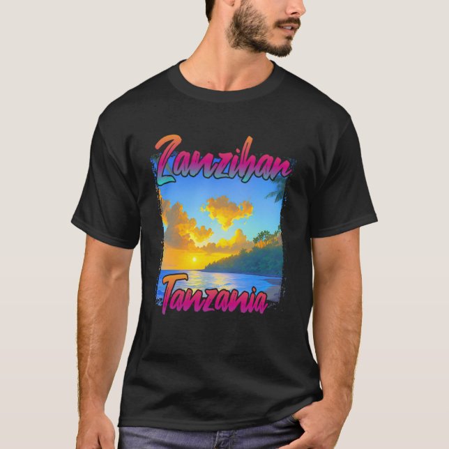 Camiseta Zanzibar Sunset (Frente)