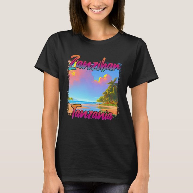Camiseta Zanzibar Sunset (Frente)