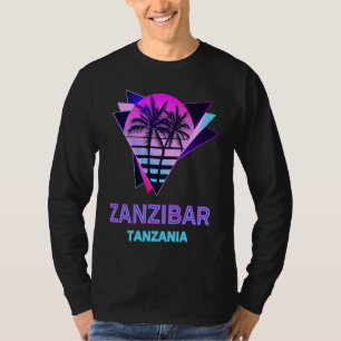 Camiseta Zanzibar Tanzânia anos 80 Palmeira Retro Vintage L