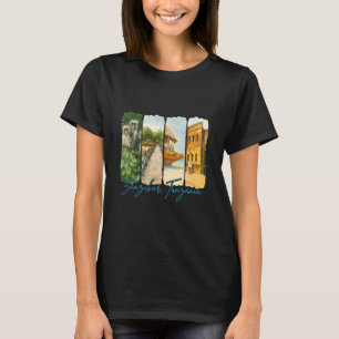 Camiseta Zanzibar Tanzânia Viagem Viagem Pincelada Lem