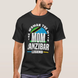 Camiseta Zanzibar Zanzibari Bandeira de Zanzibar Dia das Mã