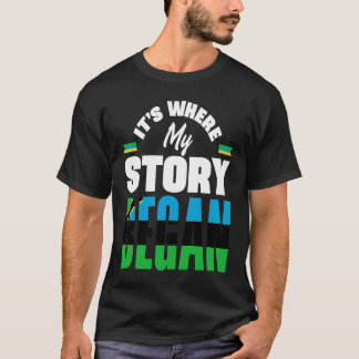 Camiseta Zanzibar Zanzibari Bandeira de Zanzibar É Onde Min