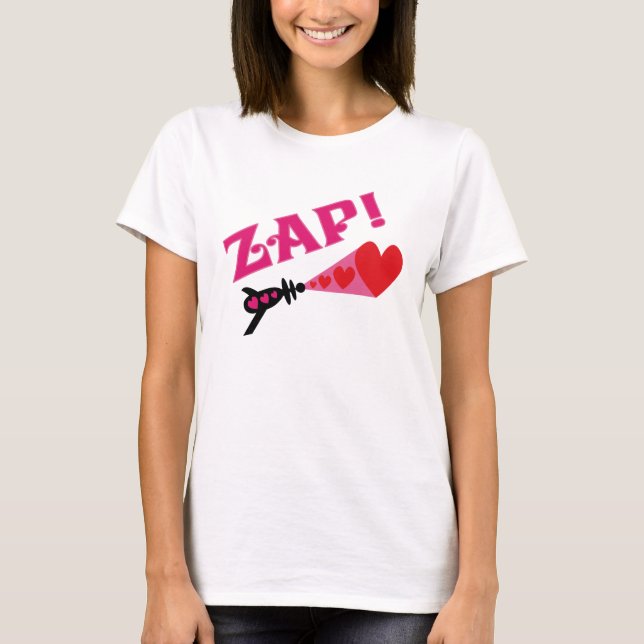 Camiseta Zap corações (Frente)