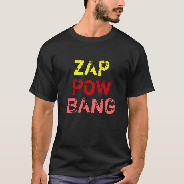 Camiseta "Zap, golpeie, t-shirt do prisioneiro de guerra" (Frente)