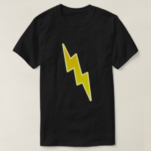 Camiseta Zap - o parafuso de relâmpago amarelo