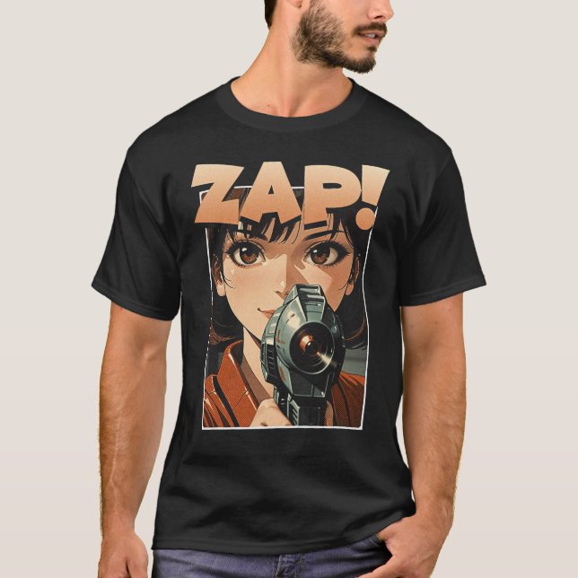 Camiseta Zap! Vintage Anime (Frente)