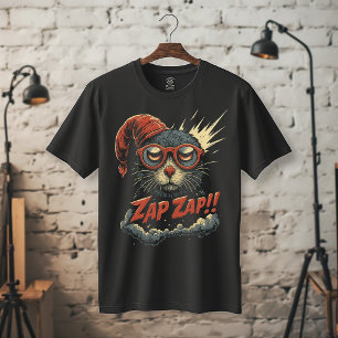 Camiseta Zap Zap!! Desenho Animado Divertido de Criatura Re