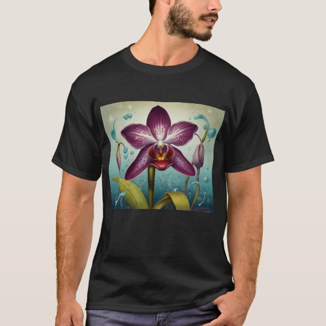 Camiseta zapa orquydeas  (Frente)