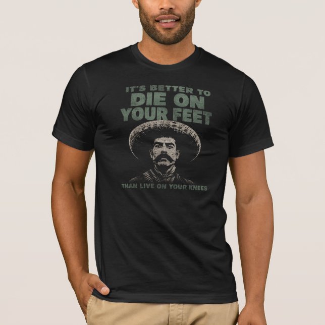 Camiseta Zapata Motivational Quote (Frente)