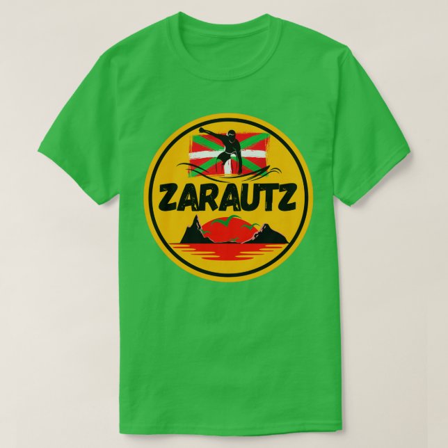 Camiseta zarautz pais vasco (Frente do Design)