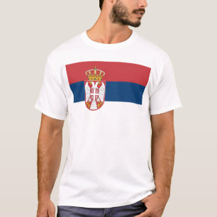 Camiseta Zastava Srbije, bandeira sérvio