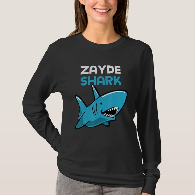 Camiseta Zayde Shark Funny Family (Frente)