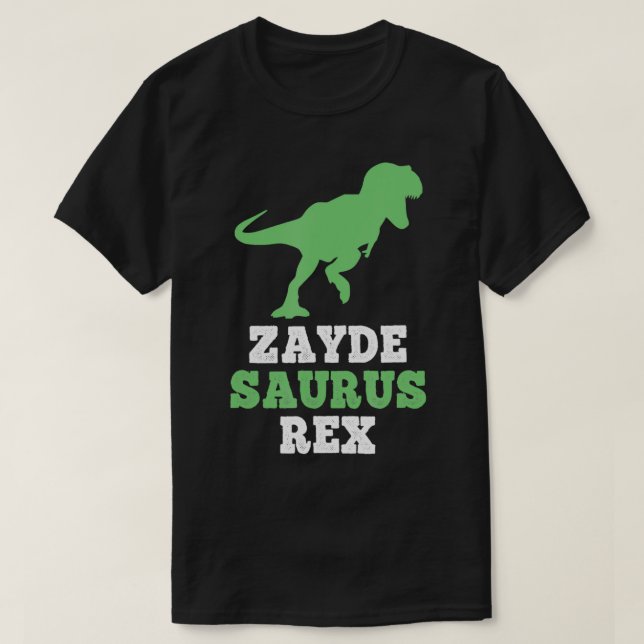 Camiseta ZaydeSaurus São Dinossauros Engraçados ZaydeSaurus (Frente do Design)