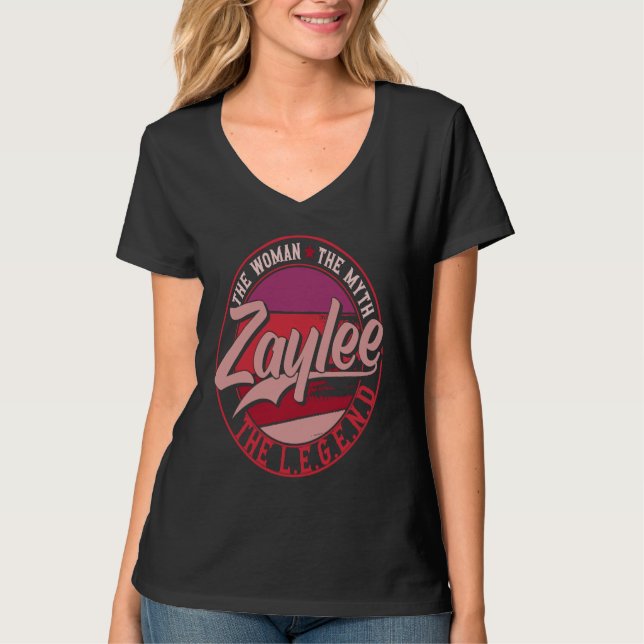 Camiseta Zaylee the Lady of Myth the Legend (Frente)