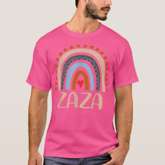 Camiseta Zaza Rainbow Vovó Cute Dia de as mães Engraçado Za