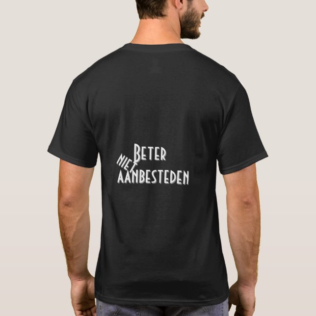 Camiseta Zazkia Beter niet Aanbesteden (Verso)