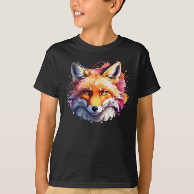 Camiseta ZAZZLE: Designs de T-Shirt de Raposa para Cada Est (Frente)