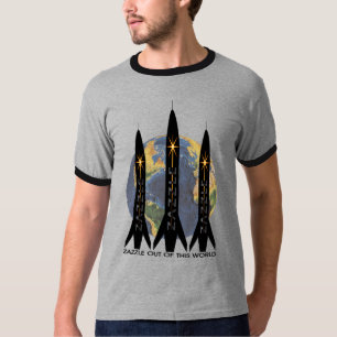Camiseta ZAZZLE FORA dESTE MUNDO por SHARON SHARPE