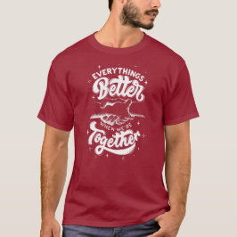Camiseta Zazzle melhor & Juntos