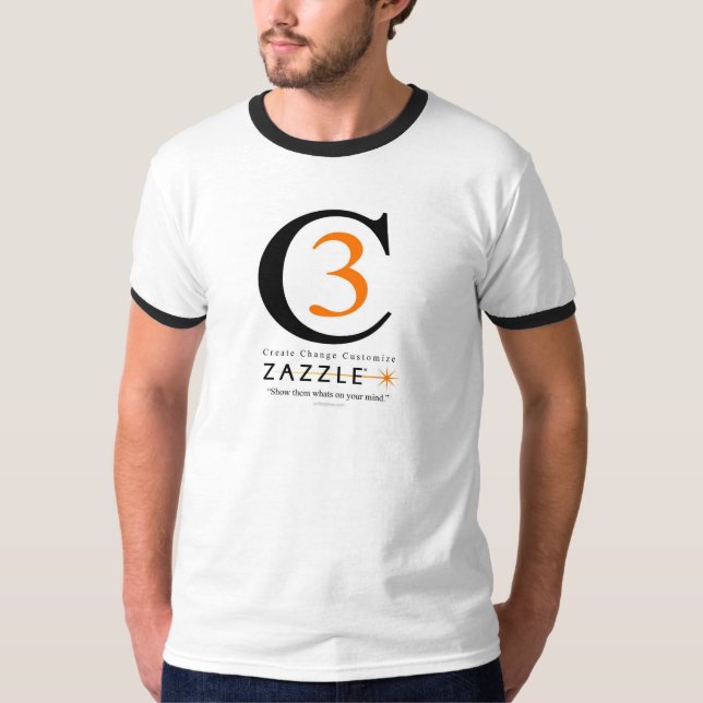 Camiseta Zazzle, mostra-os, (Frente)