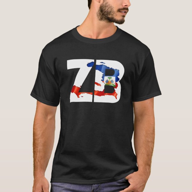 Camiseta ZB aka Zoe Boy Haitian Flag (Frente)