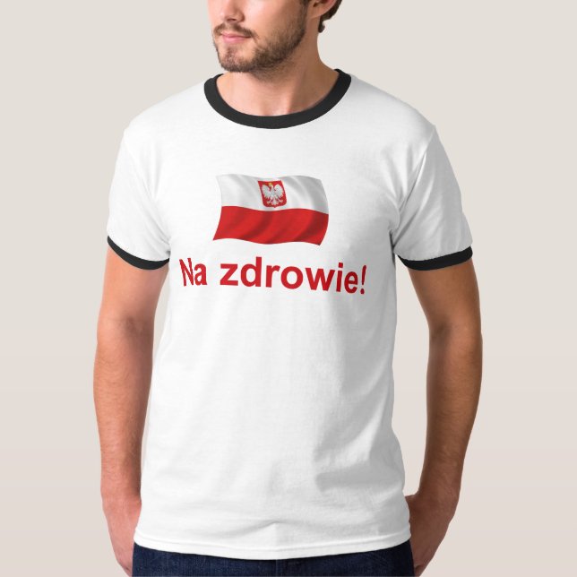 Camiseta Zdrowie polonês do Na (Frente)