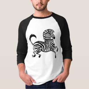 Camiseta Zebra 1 Raglan Tshirt