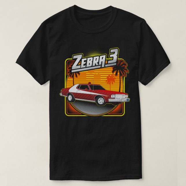 Camiseta Zebra 3 Street Machine (Frente do Design)