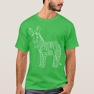 Camiseta Zebra ama ama animais