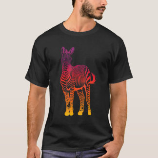 Camiseta Zebra  Amor Cavalo Selvagem Zebra Praia do Nascer 