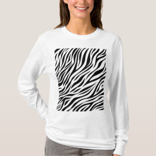 Camiseta Zebra Animal Skin Impressão Pattern-15391