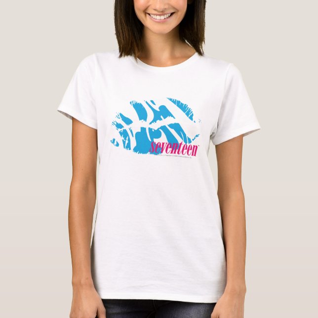 Camiseta Zebra Aqua (Frente)