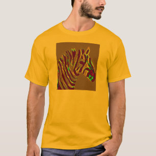 Camiseta Zebra Art Purple Brilho