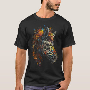 Camiseta Zebra Autumn Deixa Zoo Zoológico Colorido
