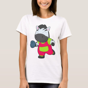Camiseta Zebra Boliche Bola de boliche Esportes