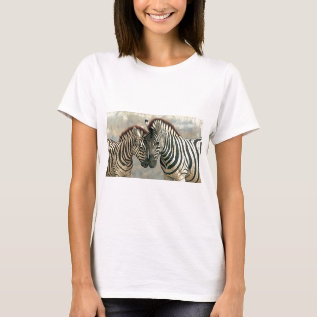 Camiseta zebra-clip-art-3 (Frente)