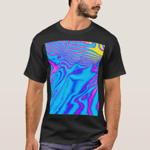 Camiseta Zebra com Listra Psicodélica