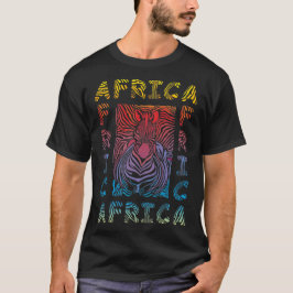 Camiseta Zebra - Contexto africano