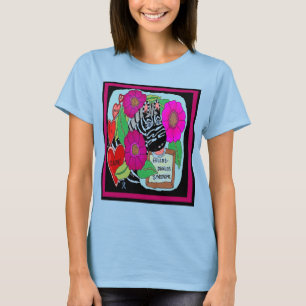 Camiseta Zebra-Corações