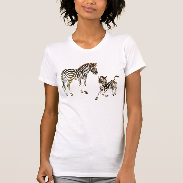 Camiseta zebra da salmoura (Frente)