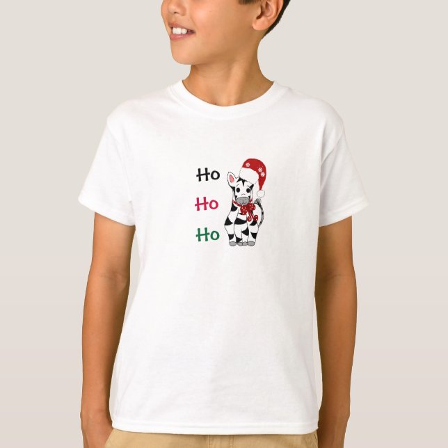 Camiseta Zebra de Natal (Frente)