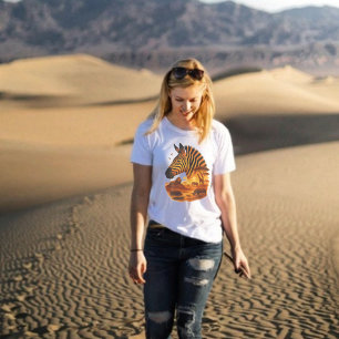Camiseta Zebra de Safári Africano