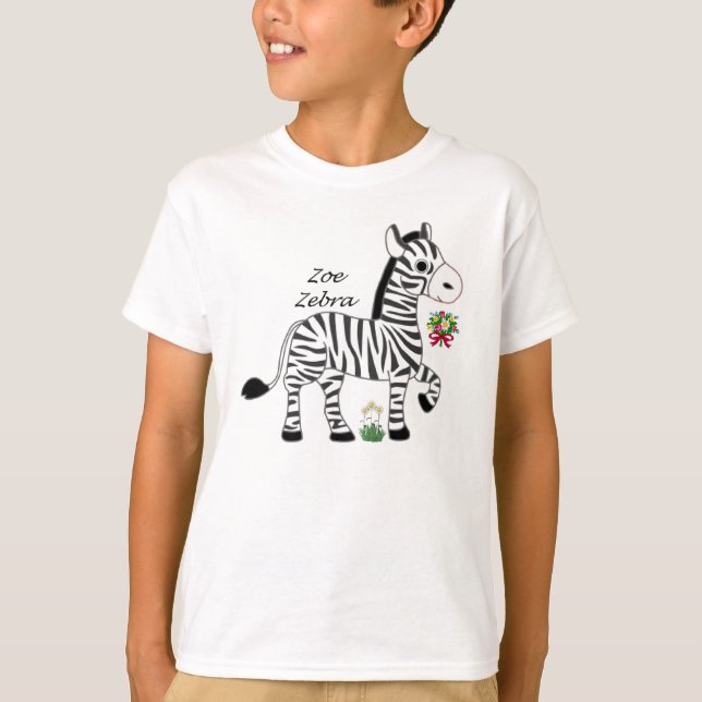Camiseta Zebra de Zoe (Frente)