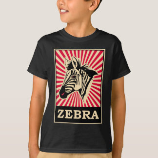 Camiseta Zebra do pop art